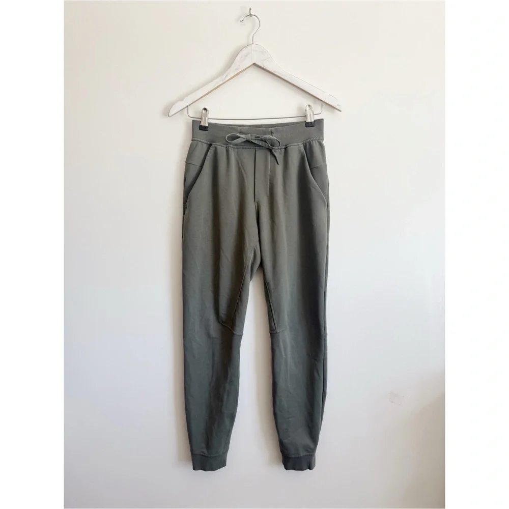 LULULEMON Men’s City Sweat Jogger Pants Sage Gray XS Green Olive